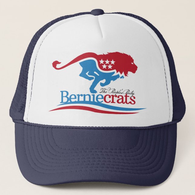 Berniecrats - gorra del camionero del logotipo (Anverso)