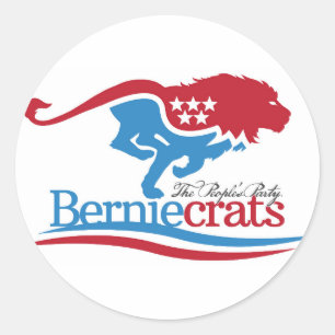 Berniecrats - pegatinas del logotipo