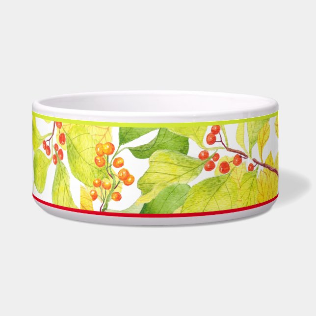 Berries de otoño en un bol de ensaladas (Izquierda)