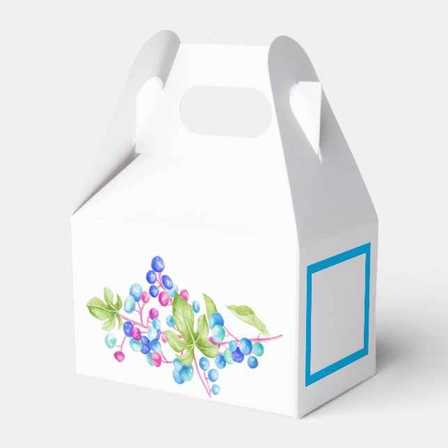 Berries de porcelana en una caja preferida de gabl (Front Side)