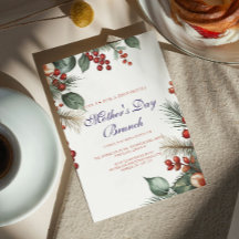 Berries y deja la invitación de brunch del Día de