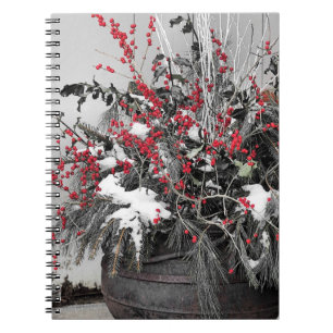 Berries y pinos - cuaderno