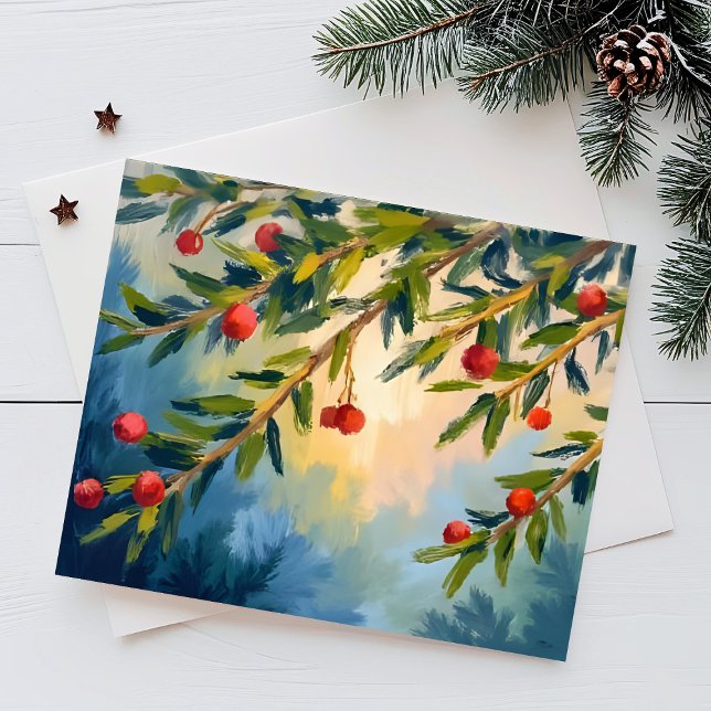 Berries y vegetación | Feliz Navidad (Subido por el creador)