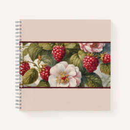 Berry Beautiful Garden Fiesta: Cuaderno cuadrado