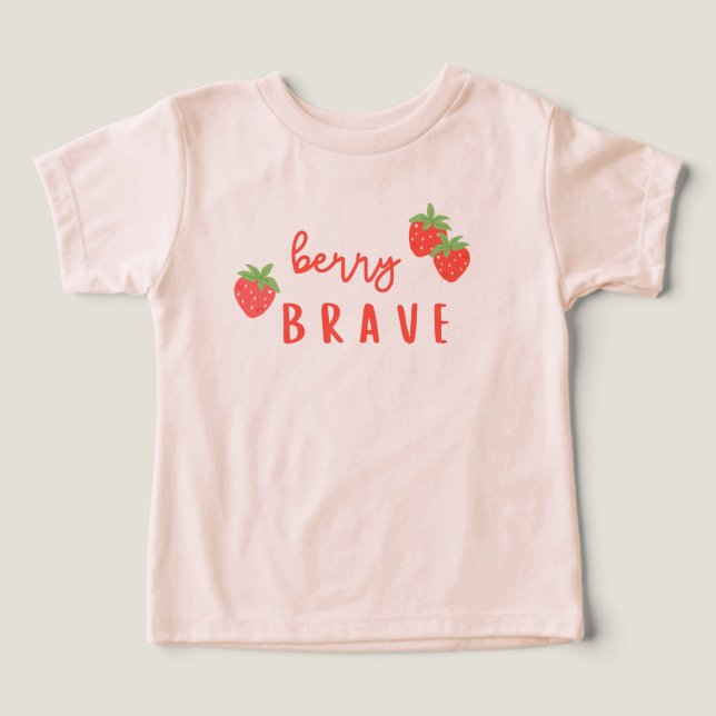 berry brave childhood cancer sick ill kids cute (Diseño delantero )