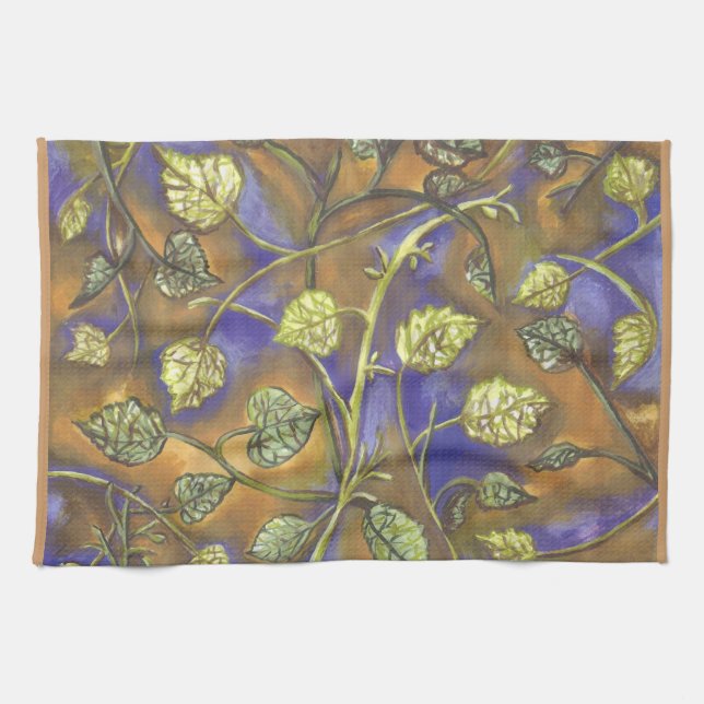 Berry deja toallas de cocina de MoJo estadounidens (Horizontal)