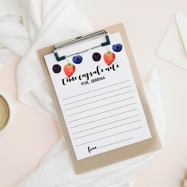 Berry First | 1 cumpleaños | Notas de la cápsula d (Subido por el creador)