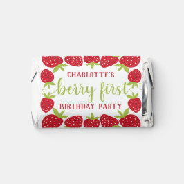 Berry First Strawberry Primer Personalizado Fiesta