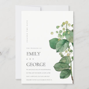 BERRY LEAFY FOLIAGE GREENERY CAMBIO LA TARJETA DE 