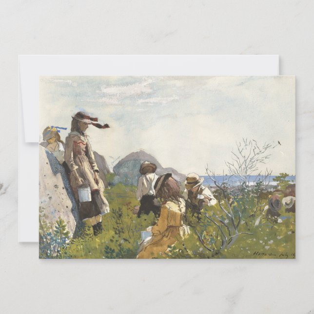 Berry Pickers | Winslow Homer (Anverso)