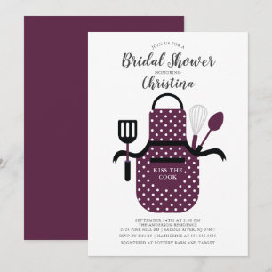 Berry Stock the Kitchen Bridal Shower Invitación