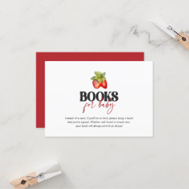 Berry Sweet Books para la tarjeta del bebé