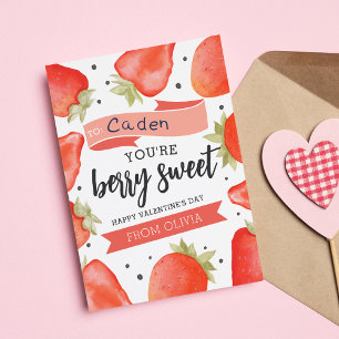 Berry Sweet   Tarjeta de El día de San Valentín de