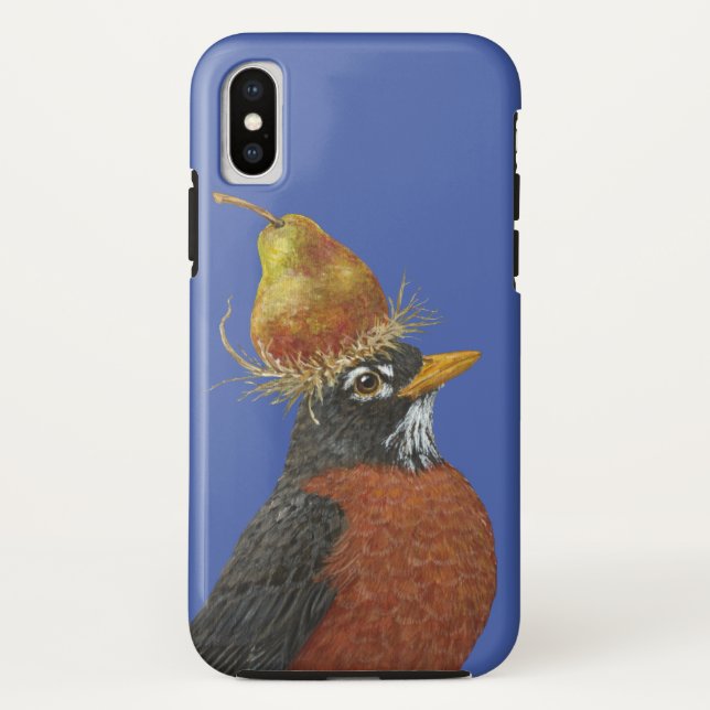 Berta el ladrón Tough iPhone X Funda (Reverso)