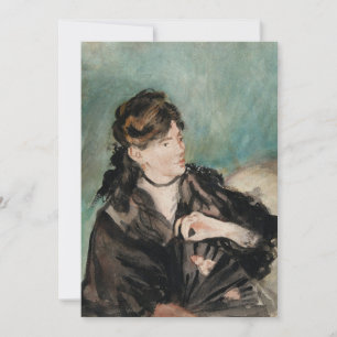 Berthe Morisot con un ventilador   Édouard Manet