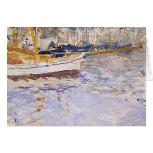 Berthe Morisot - El puerto de Niza (Anverso (Horizontal))