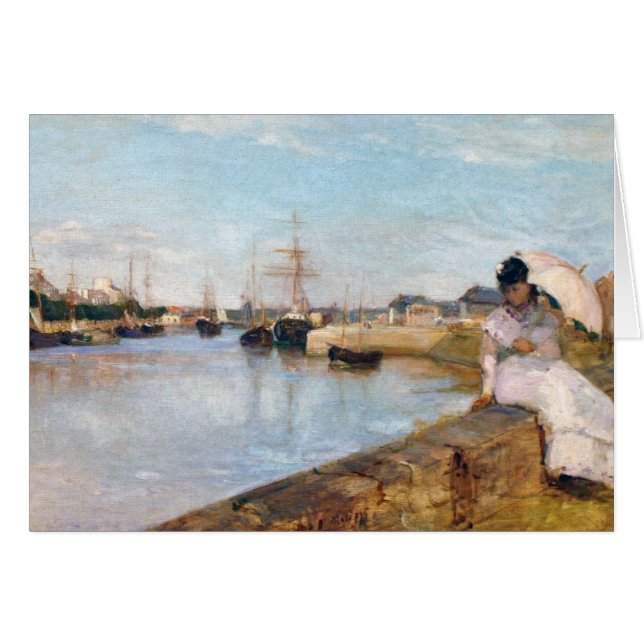 Berthe Morisot el puerto en Lorient (Anverso (Horizontal))