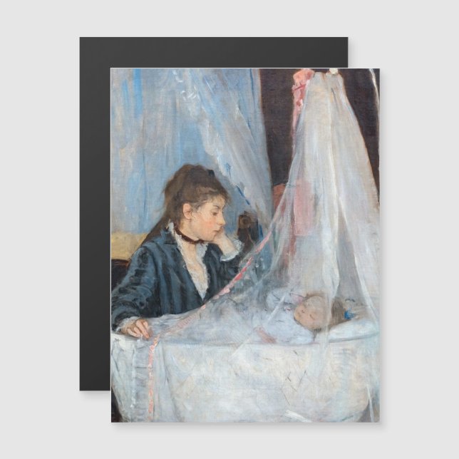 Berthe Morisot - La tarjeta magnética de la cuna (Anverso/Reverso)