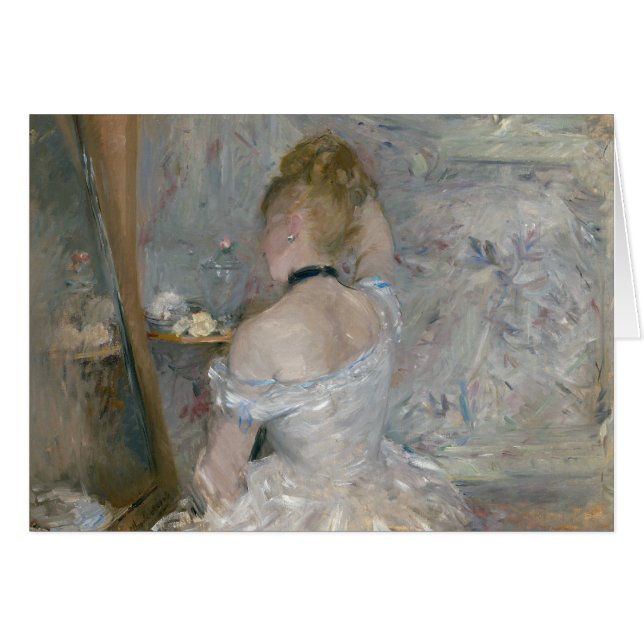 Berthe Morisot - Mujer en su retrete (Anverso (Horizontal))