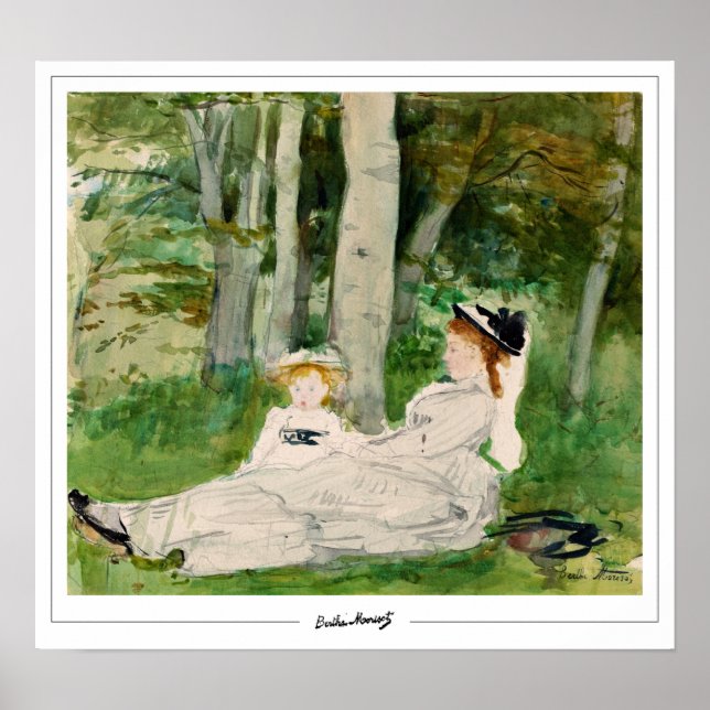 Berthe Morisot Zedign Poster de arte #100 (Frente)