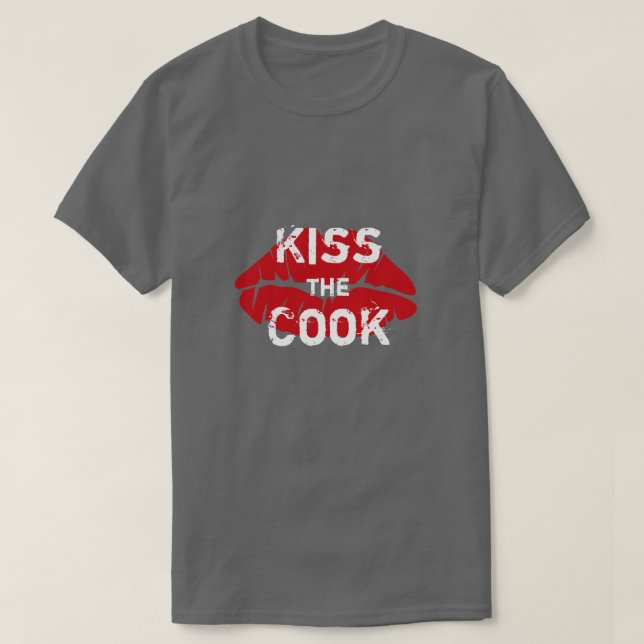 Besa la camiseta de Cook Mens (Diseño del anverso)