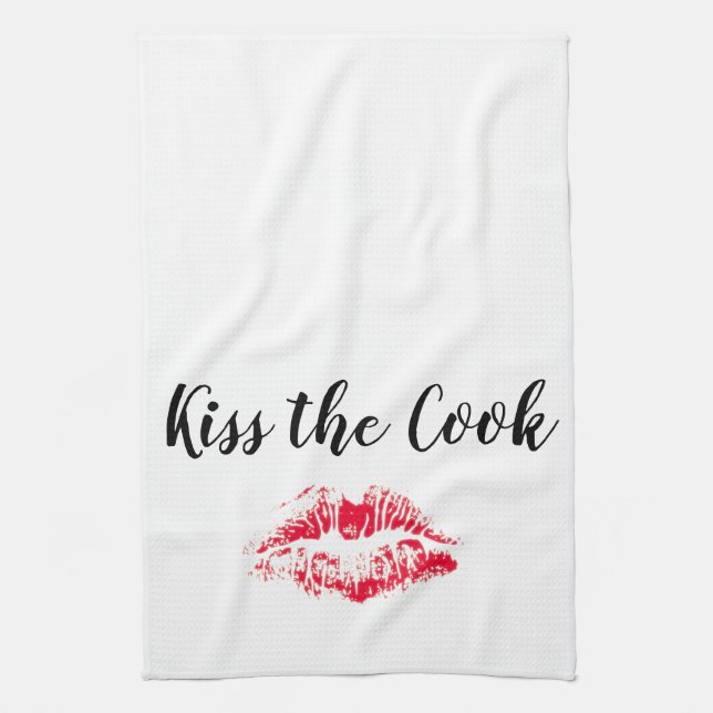 Besa la toalla de cocina (Vertical)