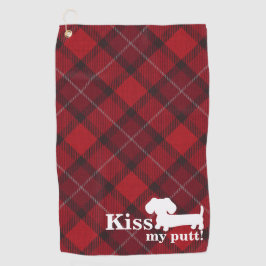 Besa Mi Toalla De Golf De Putt Cheeky Dachshund