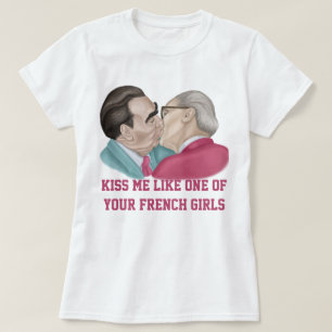 Bésame como una camiseta de tus Chicas franceses