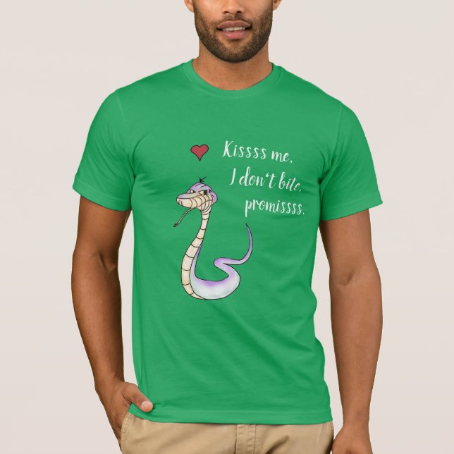 Bésame, no muerdo camiseta (Anverso)
