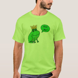 Bésame - Príncipe de la rana - Graciosa camiseta