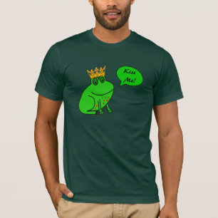 Bésame - Príncipe de la rana - Graciosa camiseta