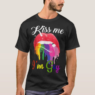 Bésame, soy gay, el orgullo LGBT, la camiseta de l