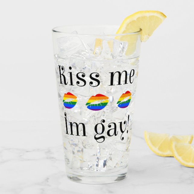 Bésame, soy gay (letras negras) (Reverso (hielo))