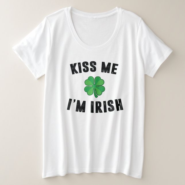 Bésame, soy irlandés. (Anverso del diseño)