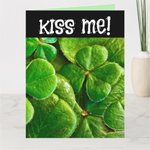 BESAME, SOY IRLANDÉS TARJETA ROMÁNTICA DEL DÍA DE 