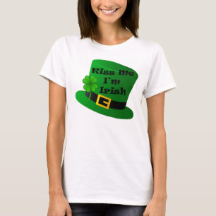 Bésame Soy Irlandesa Camiseta de Mujer
