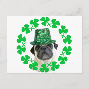 Bésame, soy la postal irlandesa de pug