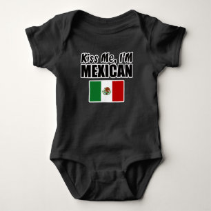 Bésame, soy un niño mexicano de Jersey Bodysuit