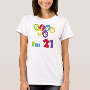 Bésame tengo 21 camisetas de cumpleaños y regalos