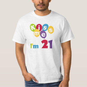 Bésame tengo 21 camisetas de cumpleaños y regalos