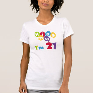 Bésame tengo 21 camisetas de cumpleaños y regalos