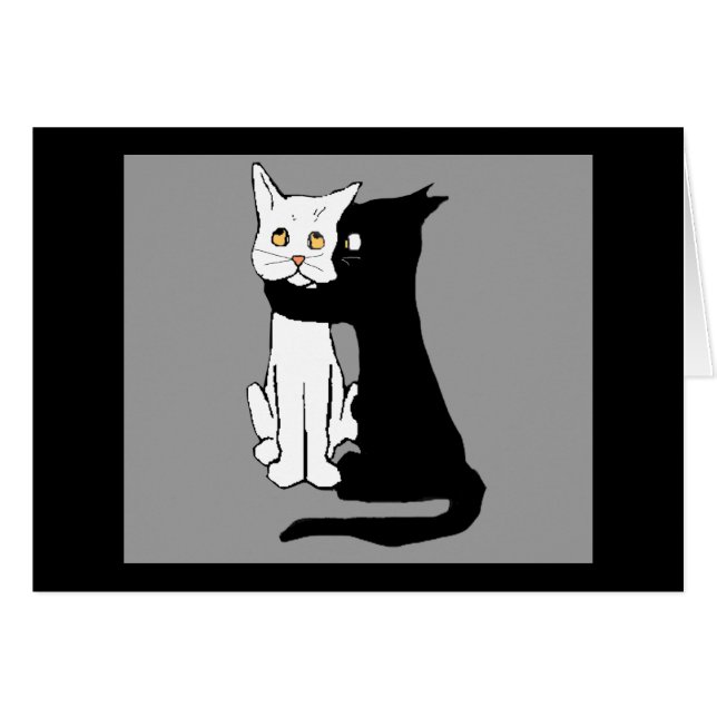 Besando gatos (Anverso (Horizontal))