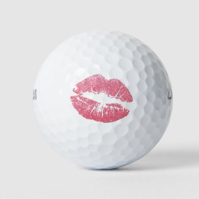 Besar bolas de golf, un regalo divertido de labios (Anverso)
