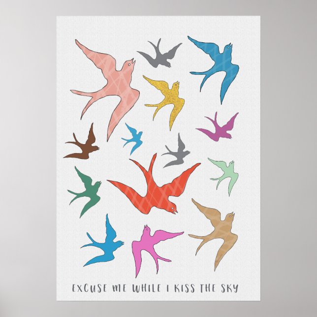 Besar el arte de las aves del cielo (Frente)