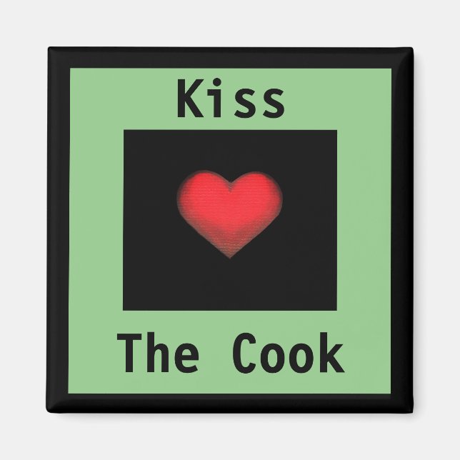 Besar el imán verde y negro de Coco (Frente)