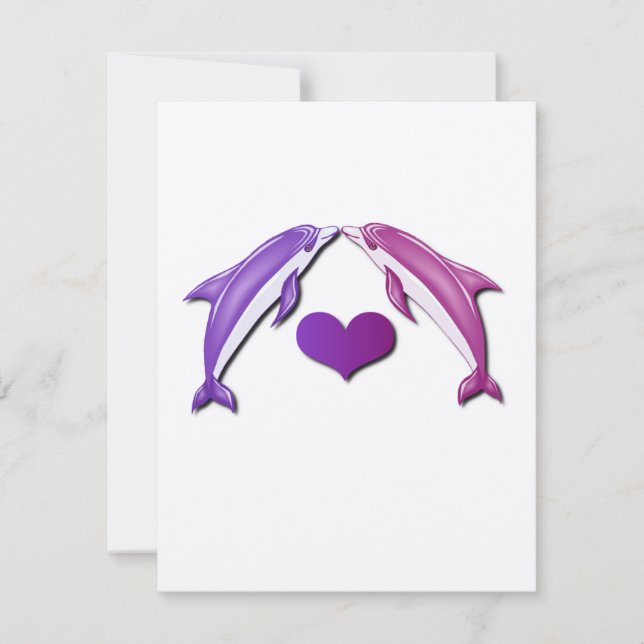 Besar la invitación de los delfínes (Anverso)