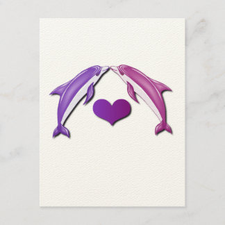 Besar la invitación de los delfínes