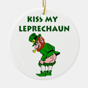 Besar mi ornamento de Leprechaun