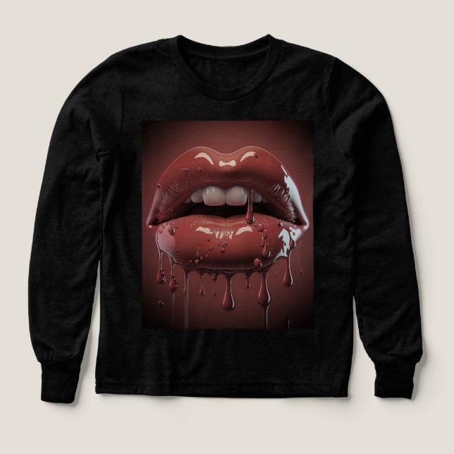 Besarse y contar - Lips rojas (Diseño frontal)