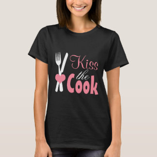 Bese al cocinero - cuchillo y camisa descarados de